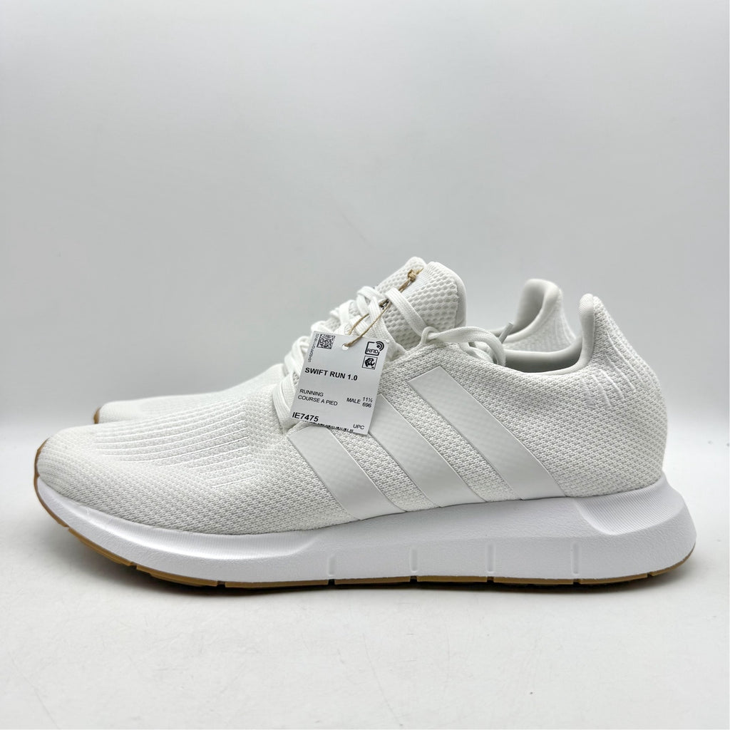 Adidas Mens Swift Run 1.0 Running Shoes US 12 White Athletic NWOB