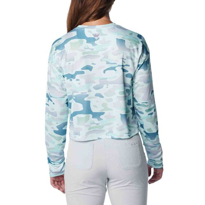Columbia Women's Super PFG Tidal Light Shirt XS Blue Icy Morn Watershed NWT