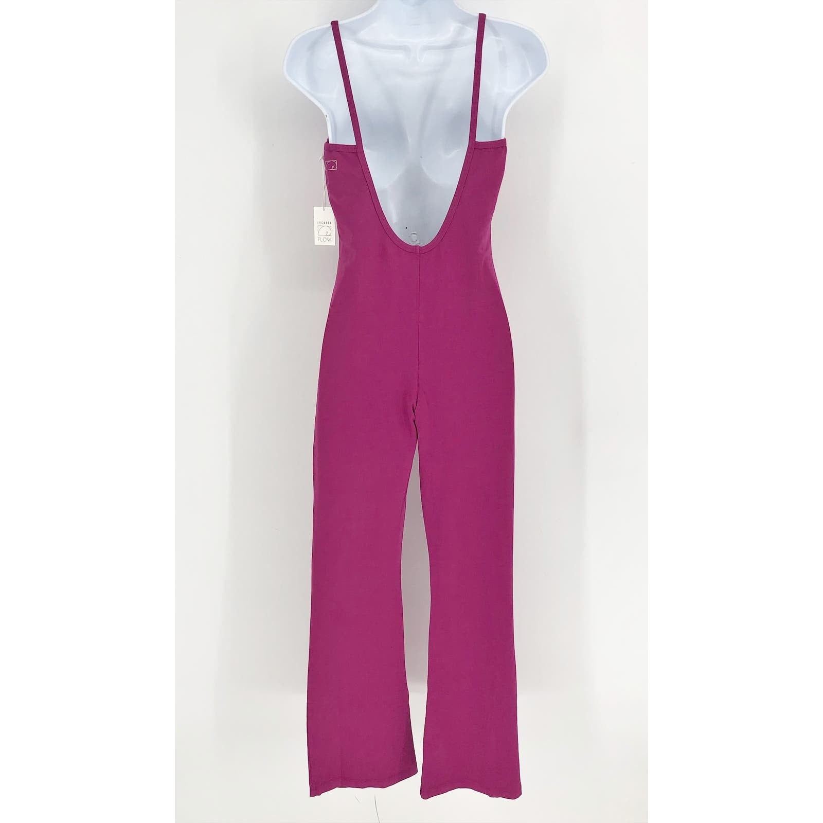 LACAUSA Womens Flow Prana Unitard XS Pink Dragon Fruit