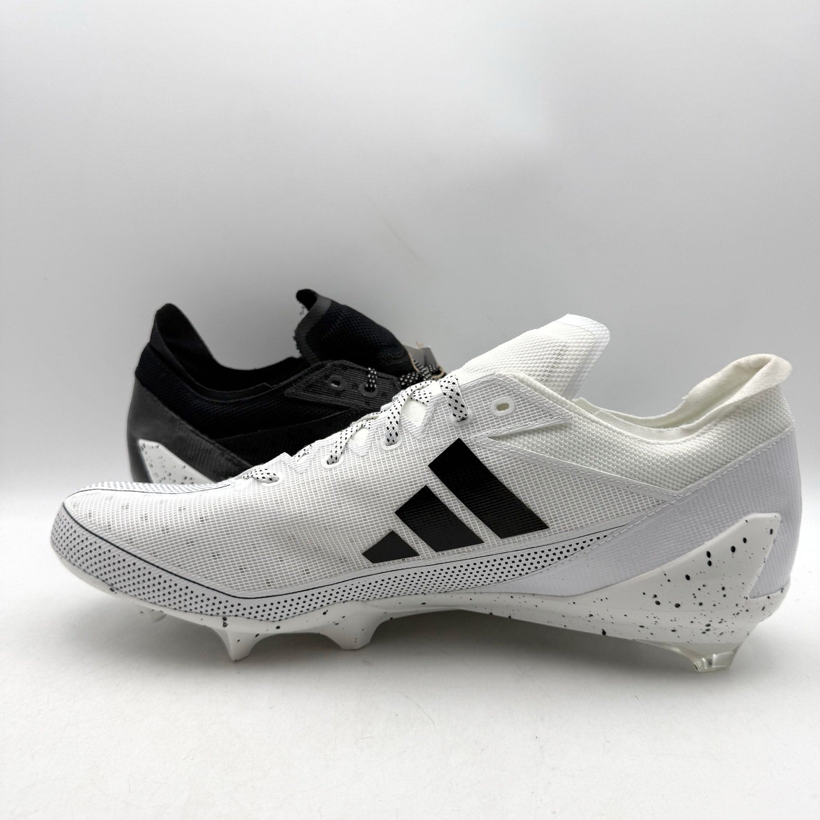 Adidas Mens Adizero Electric Football Cleats US 13 EU 48 White Black NWOB