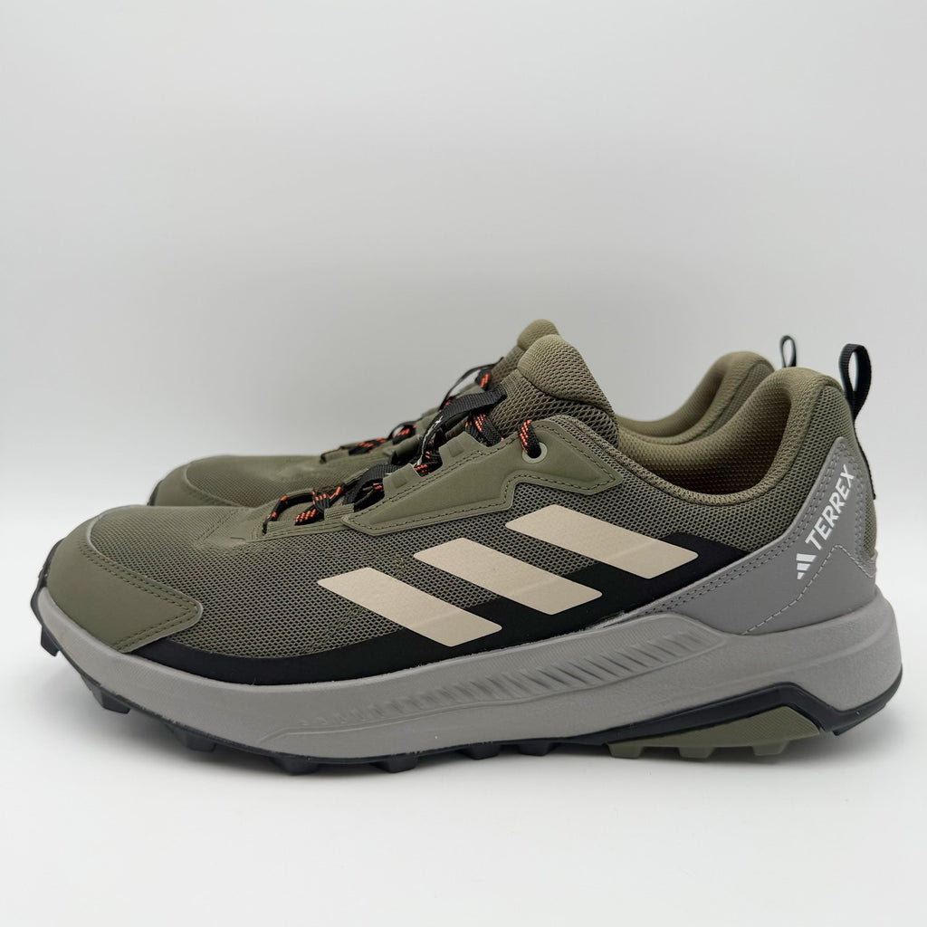 Adidas Mens Terrex Anylander Hiking Shoes Size 10.5 Green Grey Athletic NIB