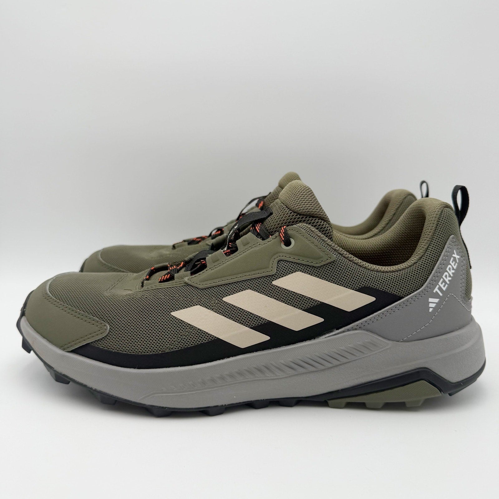 Adidas Mens Terrex Anylander Hiking Shoes Size 10.5 Green Grey Athletic NIB