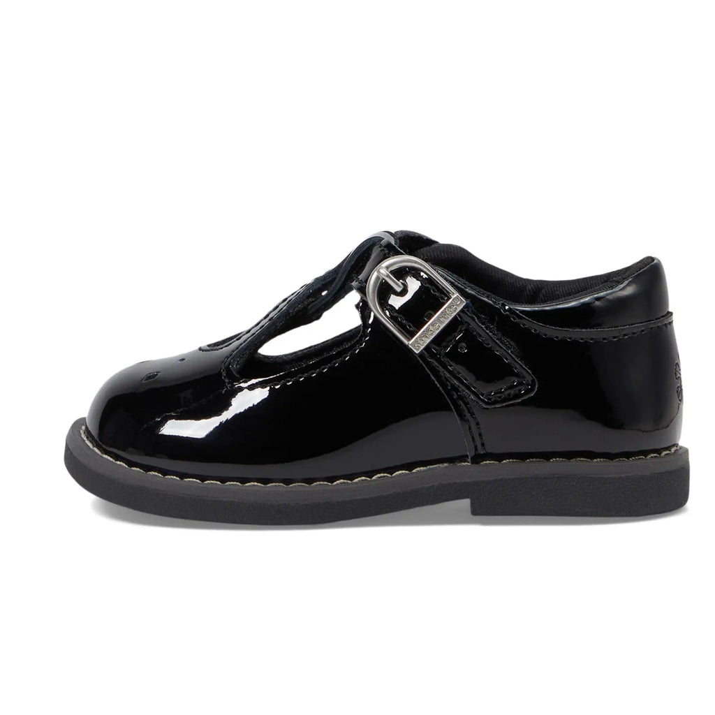 Stride Rite Girls SR Susie Mary Jane Flats Size 1 Shoes Black Patent Leather NIB