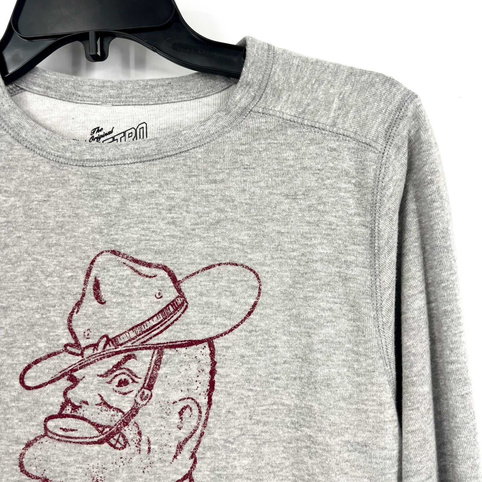 RETRO BRAND Texas A&M Aggies Ol Sarge Crew Tshirt 2XL Heather Grey NWT