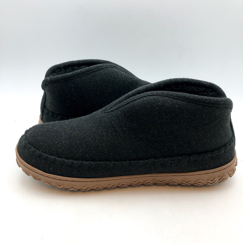 Dockers Mens Rugged Slip-On Slipper Boots US 10 Grey Wool Round Toe NIB