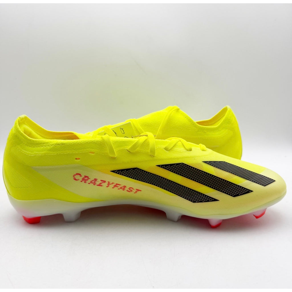 Adidas X Crazyfast Mens Pro Firm Ground Soccer Cleats Size 12 Yellow NWOB IG0601