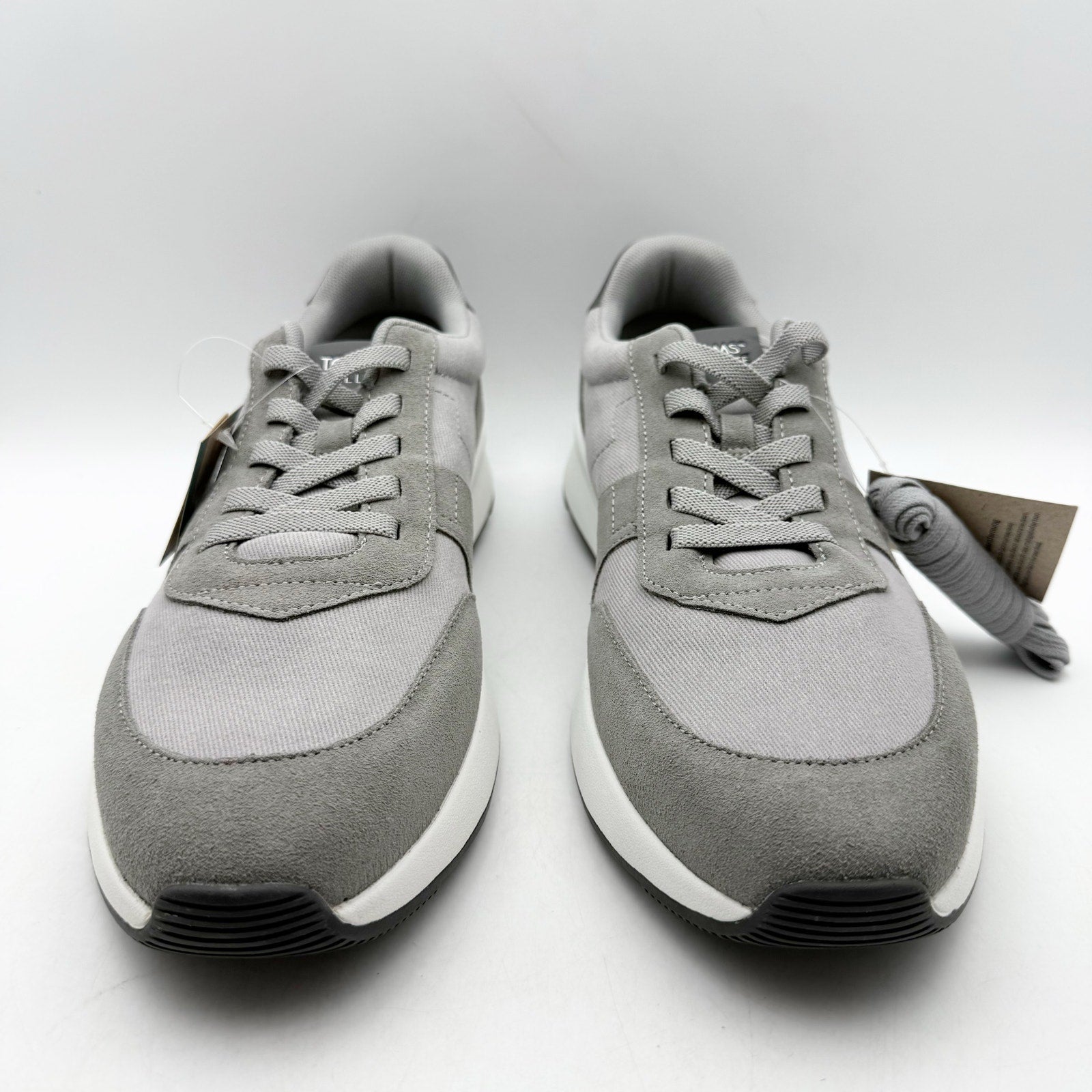Toms Mens Travel Lite Retro Sneakers US 10 EU 43 Grey Suede NIB