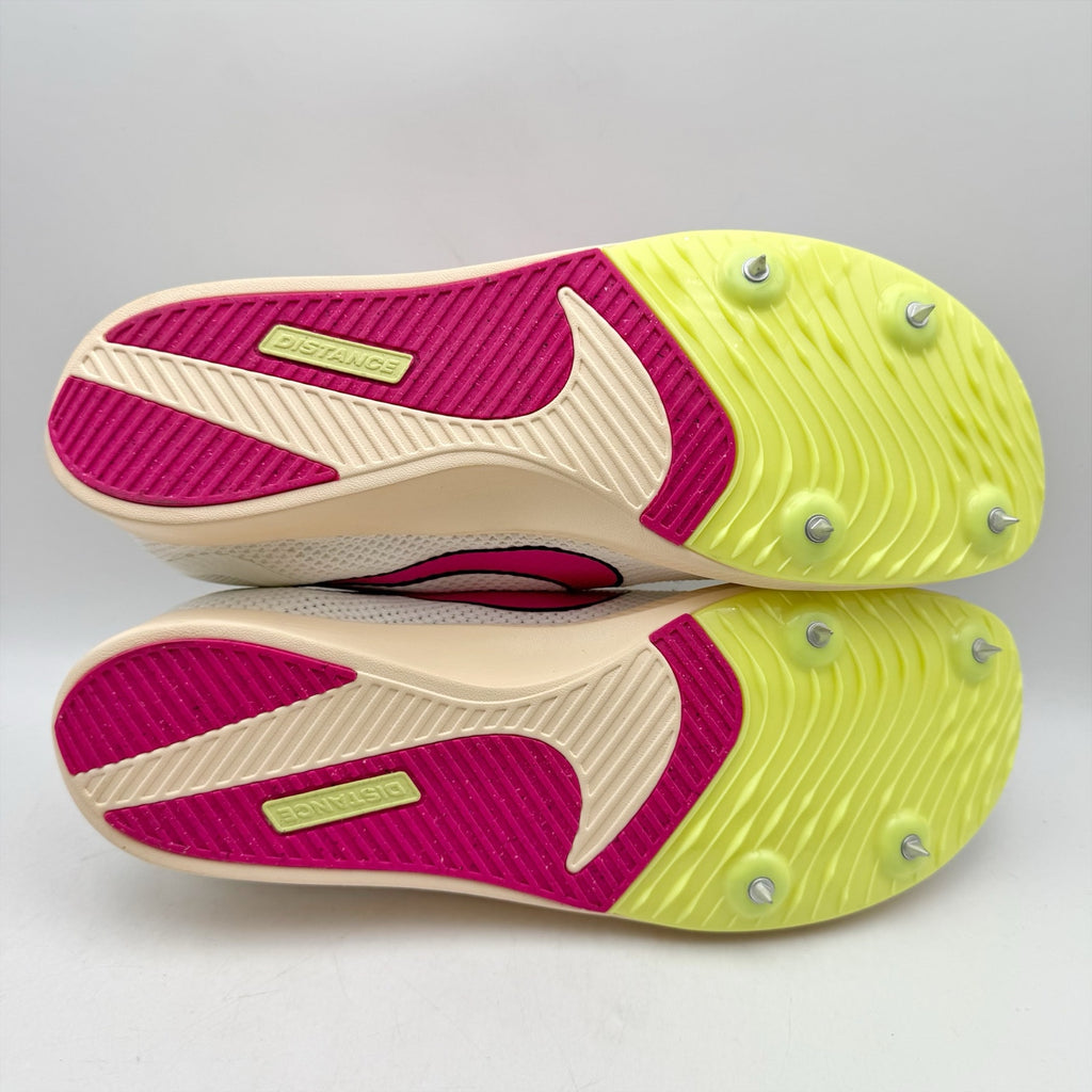 Nike Mens Zoom Rival Distance Track and Field Shoes US 12 White Pink DC8725 NWOB