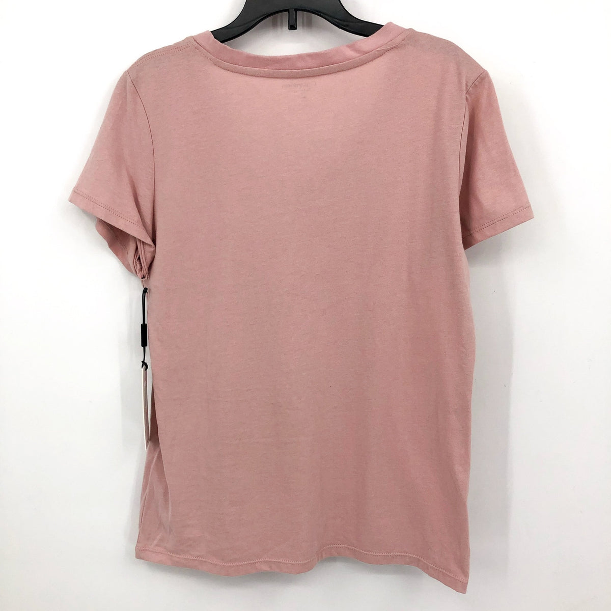 CALVIN KLEIN Women's V-Neck T-Shirt Small Secret Pink Short Sleeve NWT