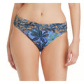 BLEU ROD BEATTIE By the Sea Sarong Hipster Bikini Bottom Size 6 Blue Gold NWT