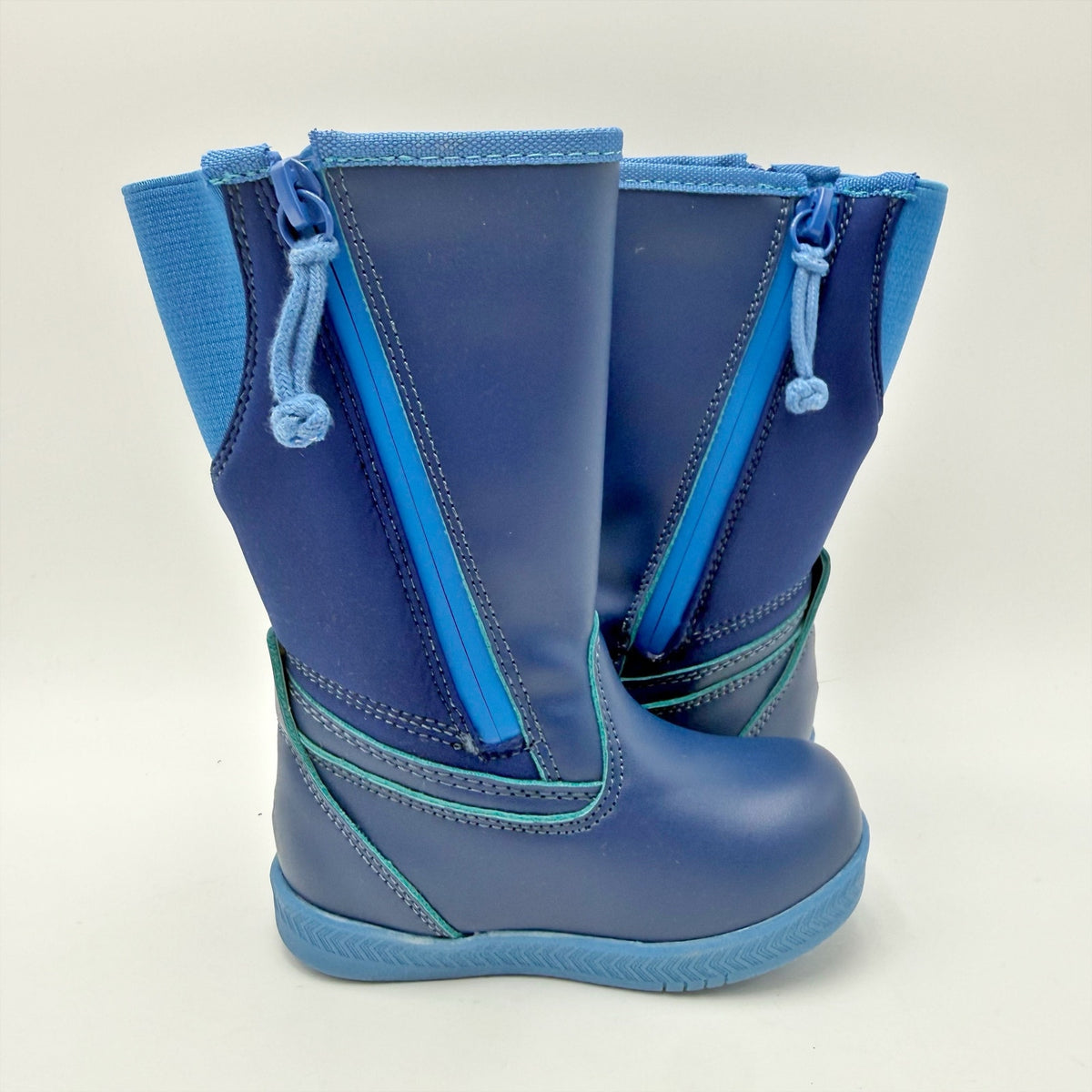 Billy Footwear Little Boys Rain Boots Size 5 Navy Blue Water Resistant NWOB