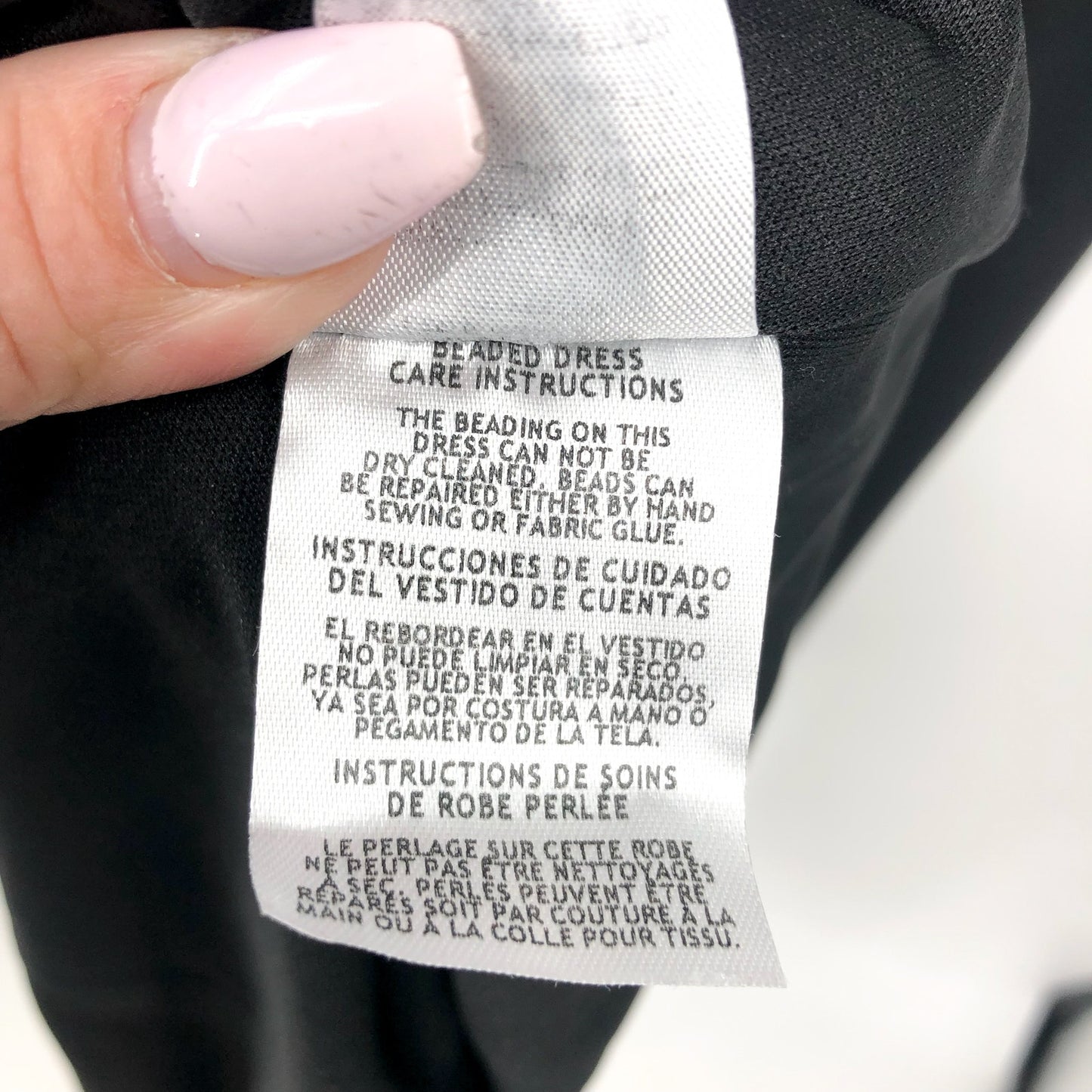 XSCAPE Women's Elis Long Jersey Knit Dress Size 8 Black Silver Illusion NWT