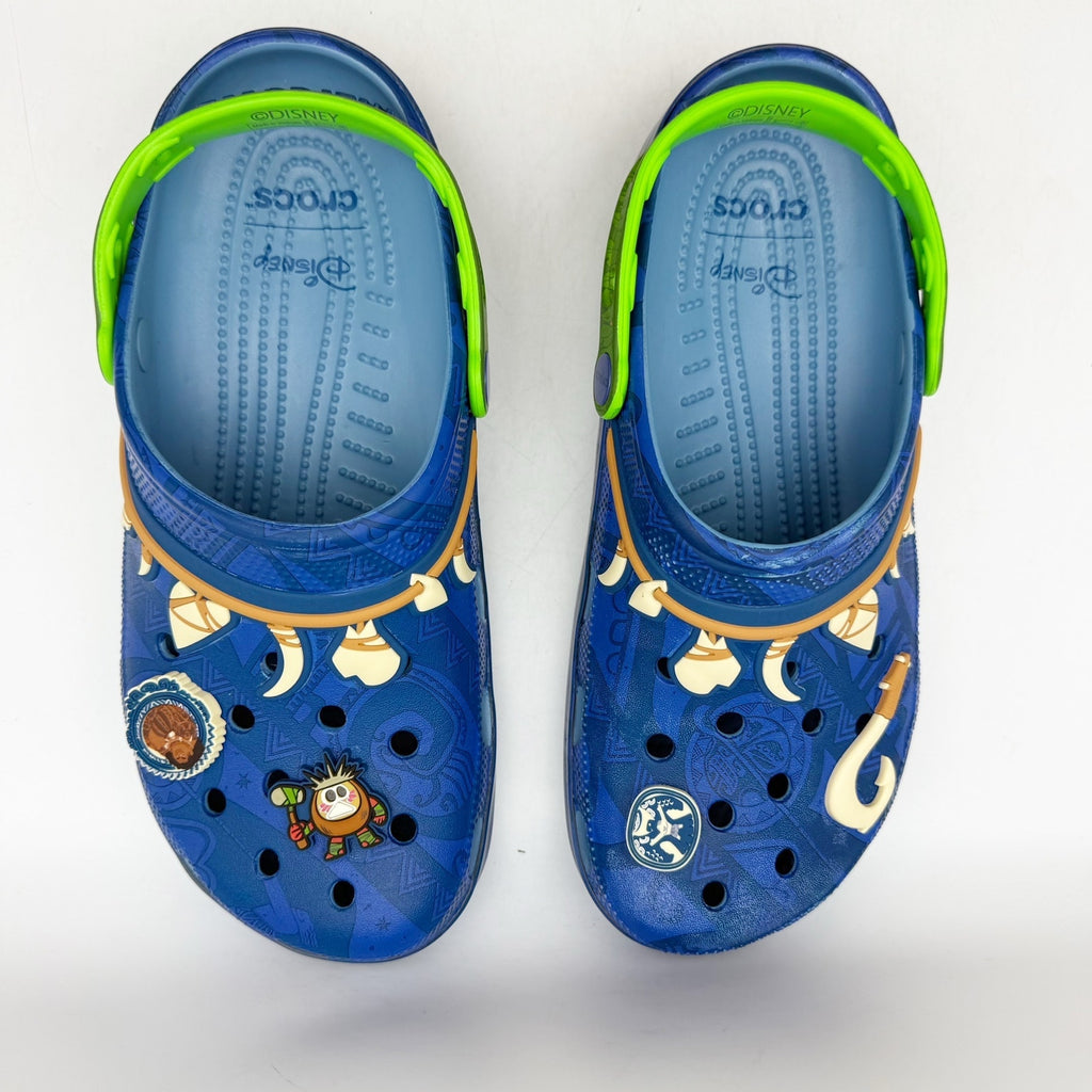Crocs UNISEX Moana Classic Clog Mens 9 Womens 11 Blue Green NWOB