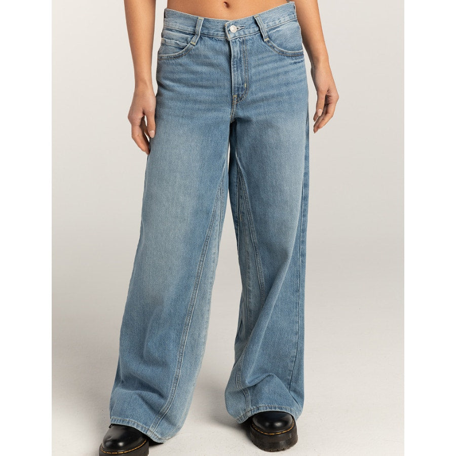 LEVI'S Women's 94 Baggy Wide Leg Jeans 25x31 US 0 Blue What Else A74620001 NWOT