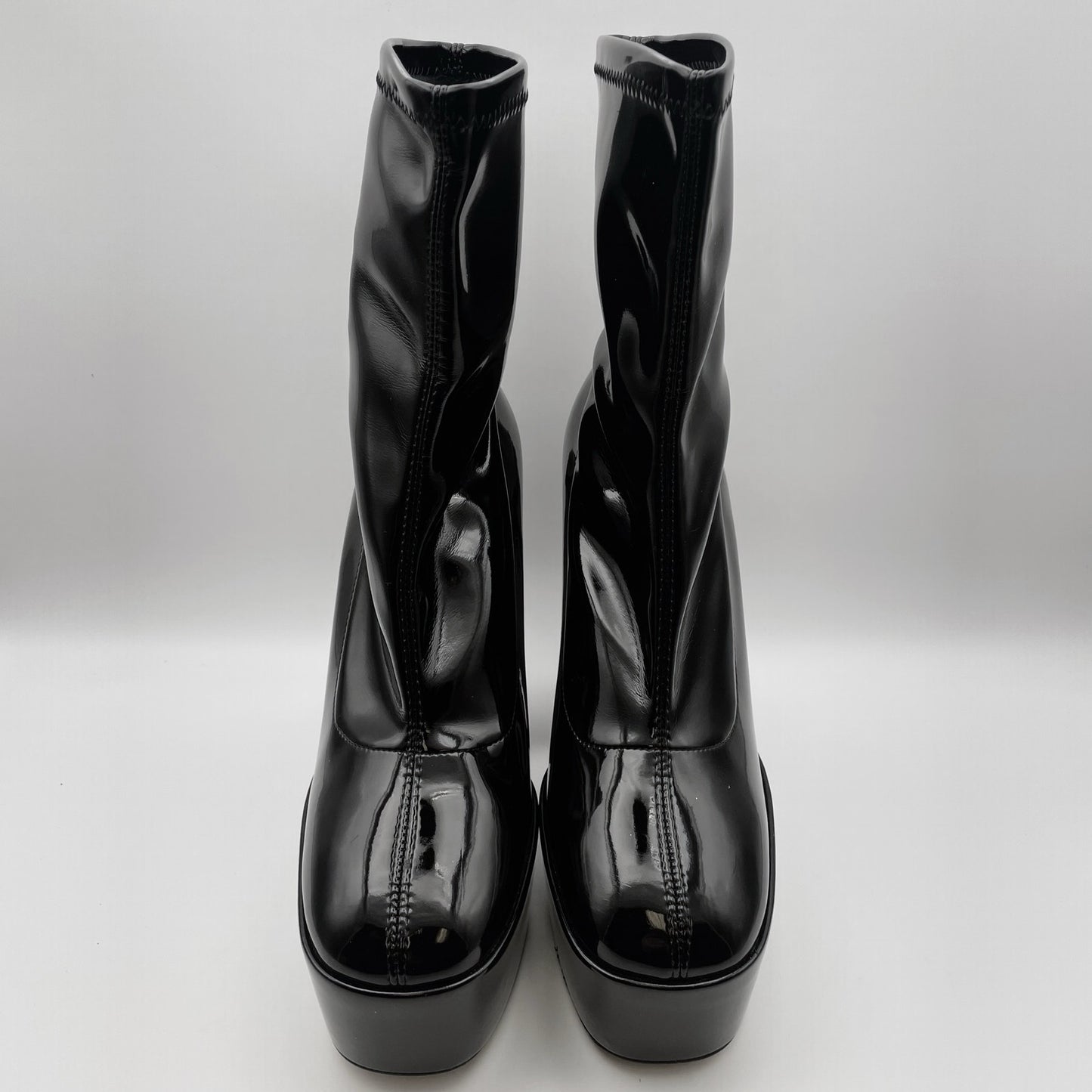 Stuart Weitzman Women's Skyhigh 145 Platform Bootie Size 10 Black