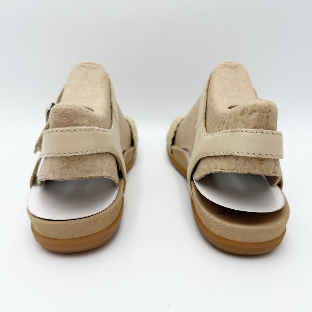 DANSKO Womens Jodie Sandals EU 40 US 9.5-10 Vanilla Tan Woven Leather NIB