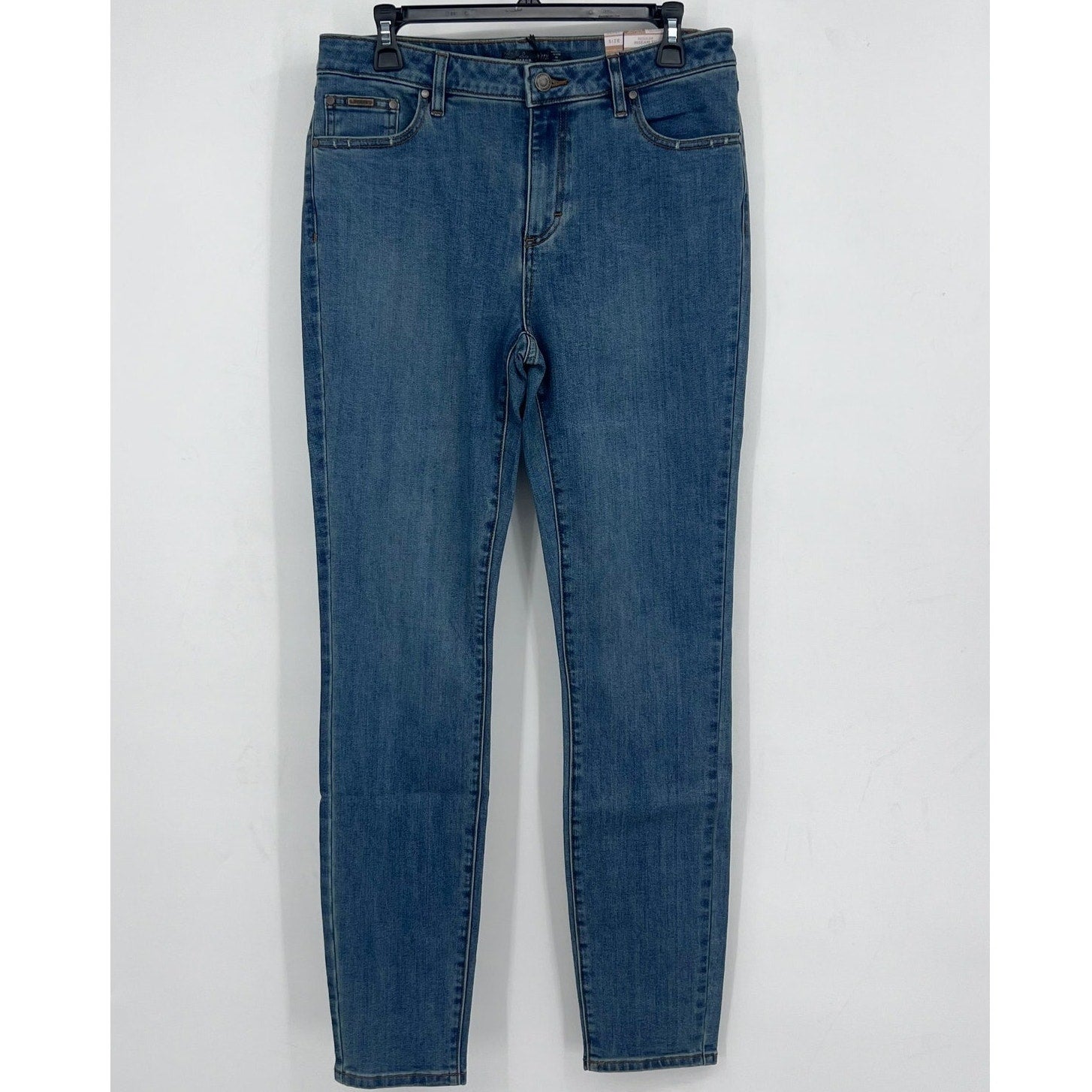 PRANA Womens Sienna Skinny Jeans Size 12 31x31 True Blue Stretch Mid Rise NWT