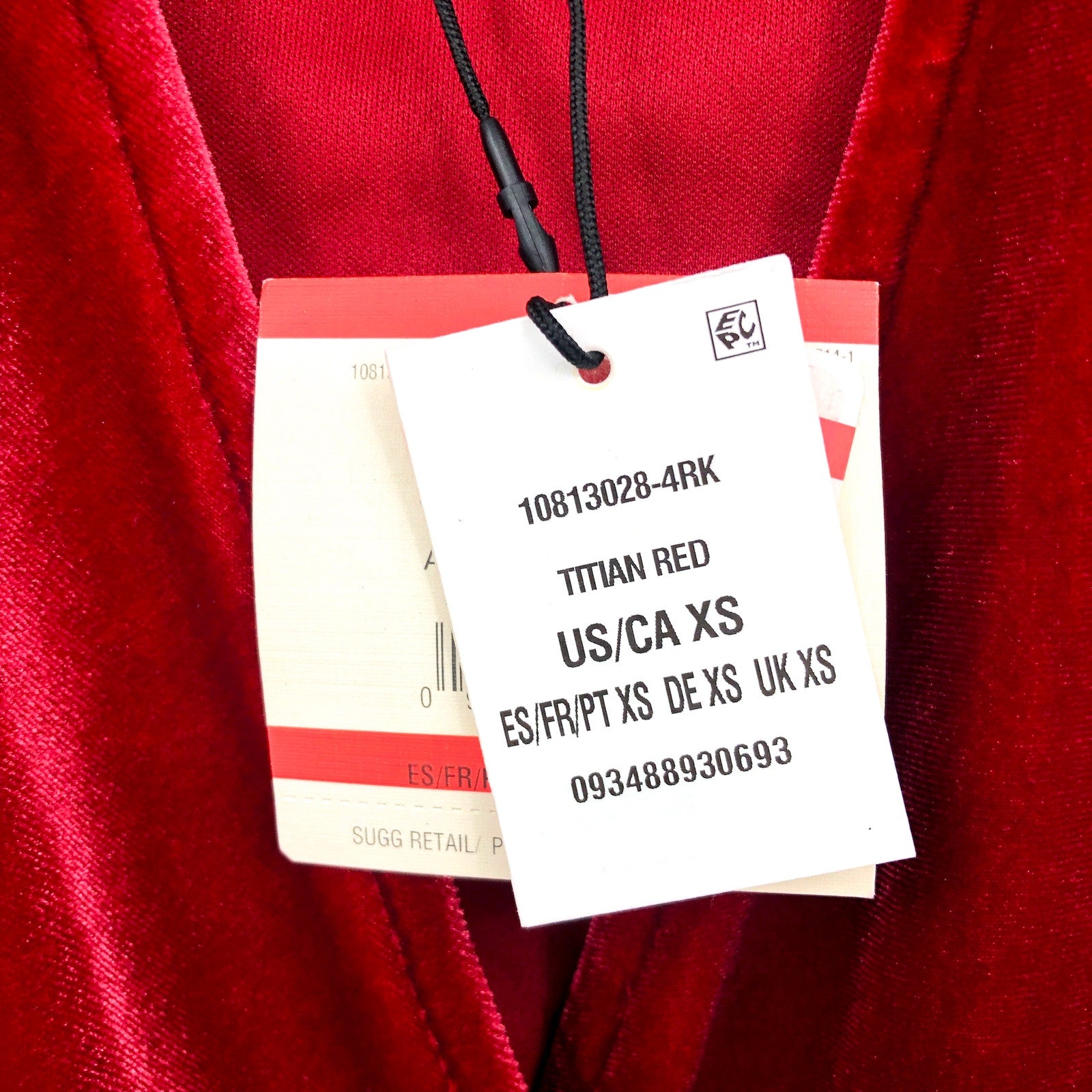 ANNE KLEIN Women's Velvet Wrap Dress Titian Red XS