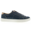 Spenco Womens Malibu Lux Casual Sneakers Size 10 Ink Blue Leather Slip On NIB