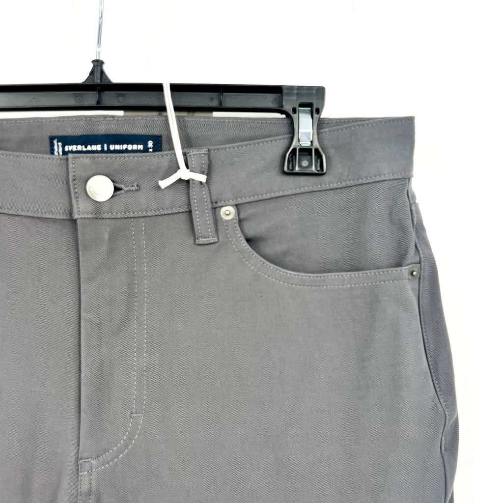 EVERLANE Men's Performance Pant 32x30 Grey Slim Fit Uniform 5-Pocket NWT