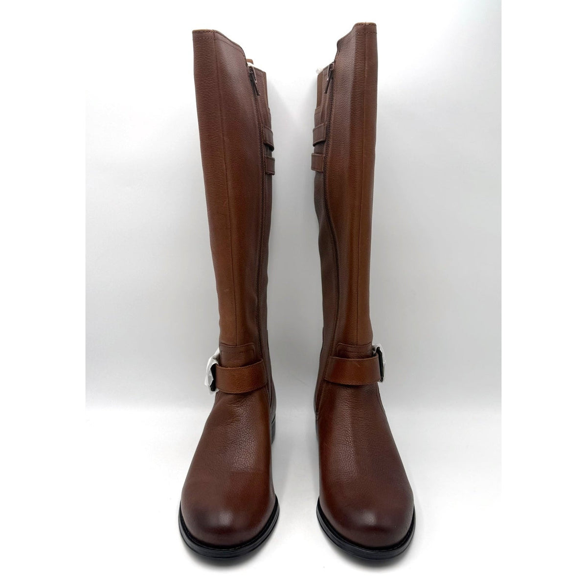 Naturalizer Womens Jessie Knee High Riding Boots Size 7 Wide Brown Cinnamon NIB