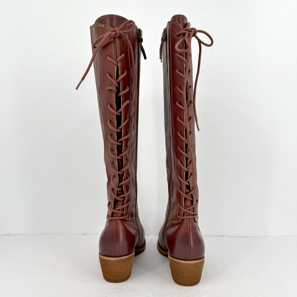 Sofft Women Sharnell II Knee High Boots US 9 Dark Brown Leather Waterproof NWOB