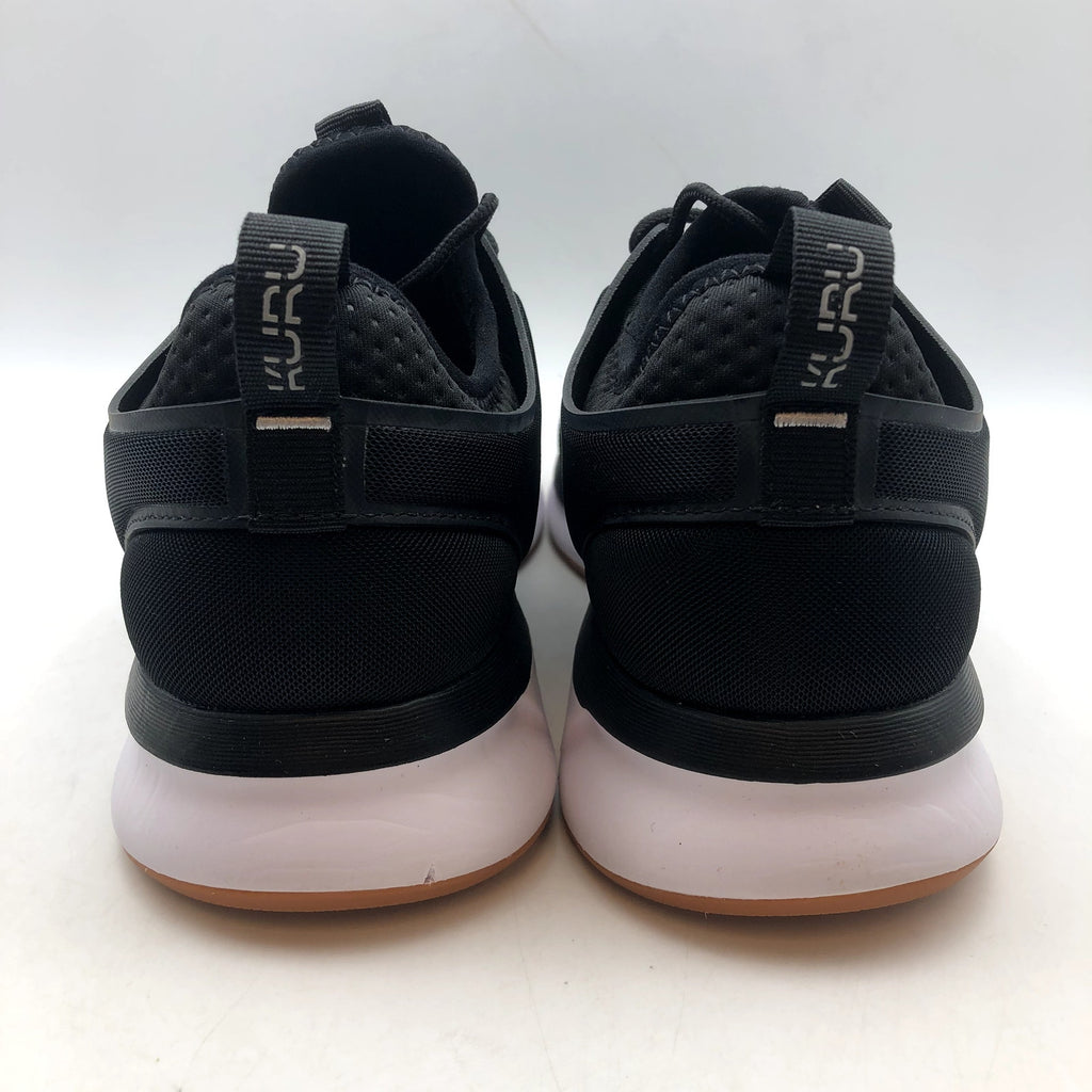 KURU Womens ATOM Athletic Sneaker Size 12 EU 44 Jet Black White Gum NIB
