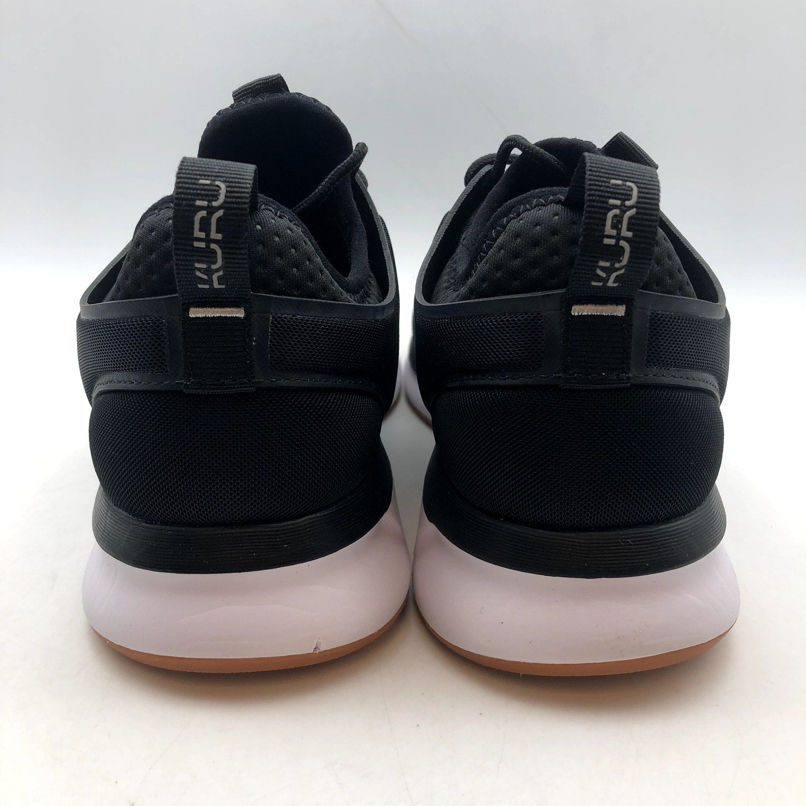 KURU Womens ATOM Athletic Sneaker Size 12 EU 44 Jet Black White Gum NIB