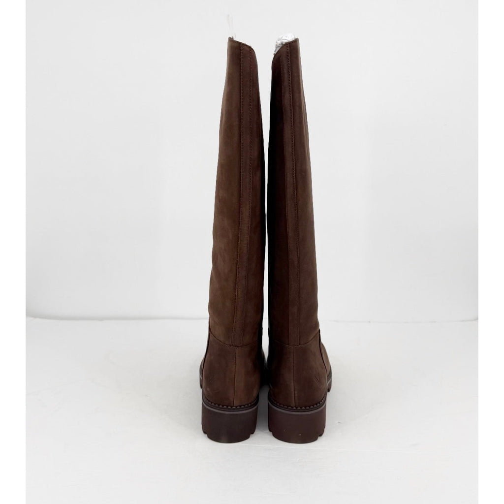 VIONIC Womens Fallbrook Knee High Boots Size 9.5 WIDE Brown Leather NIB