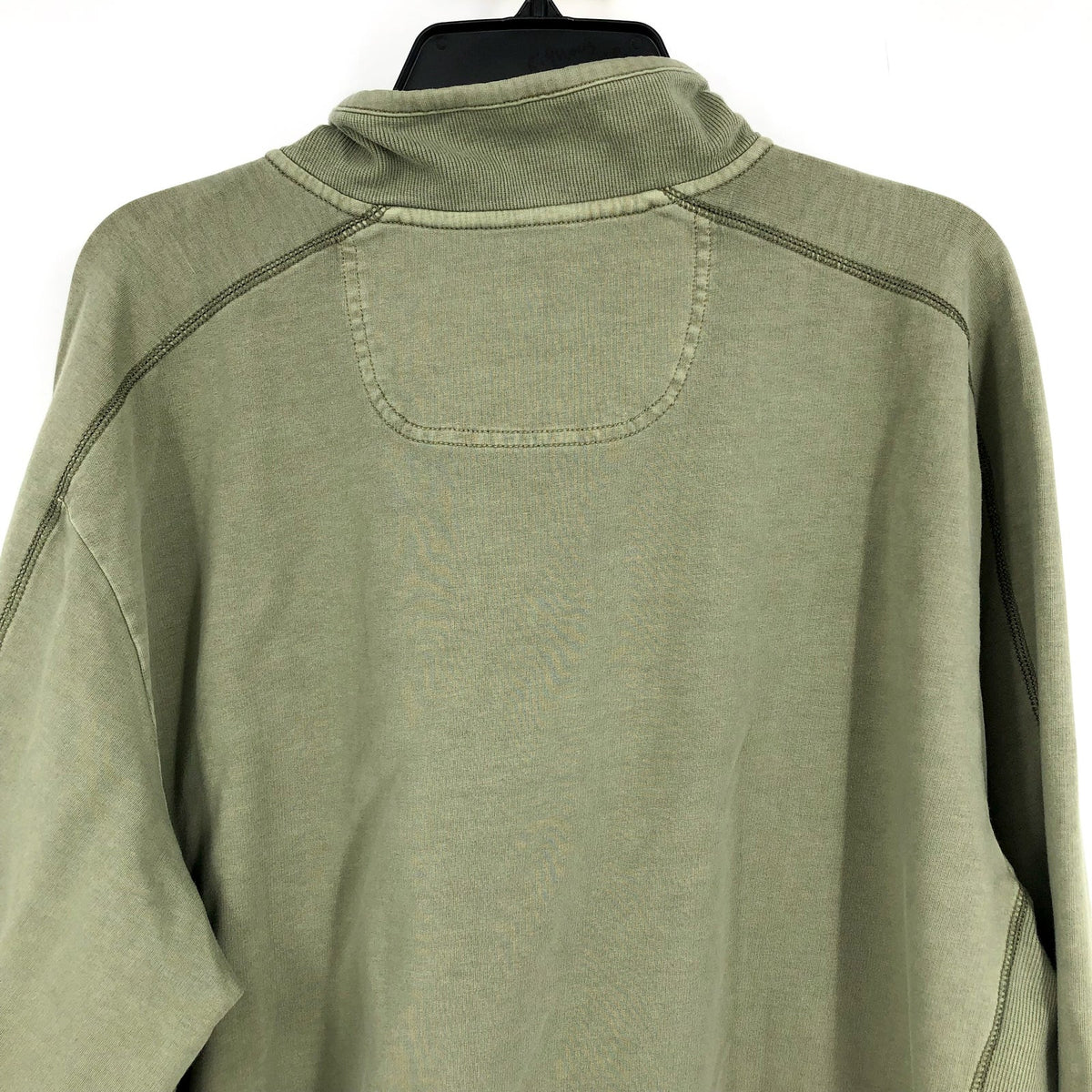 TOMMY BAHAMA Men's Ben And Terry Half Zip Sweatshirt XXL Green Tea Leaf NWT