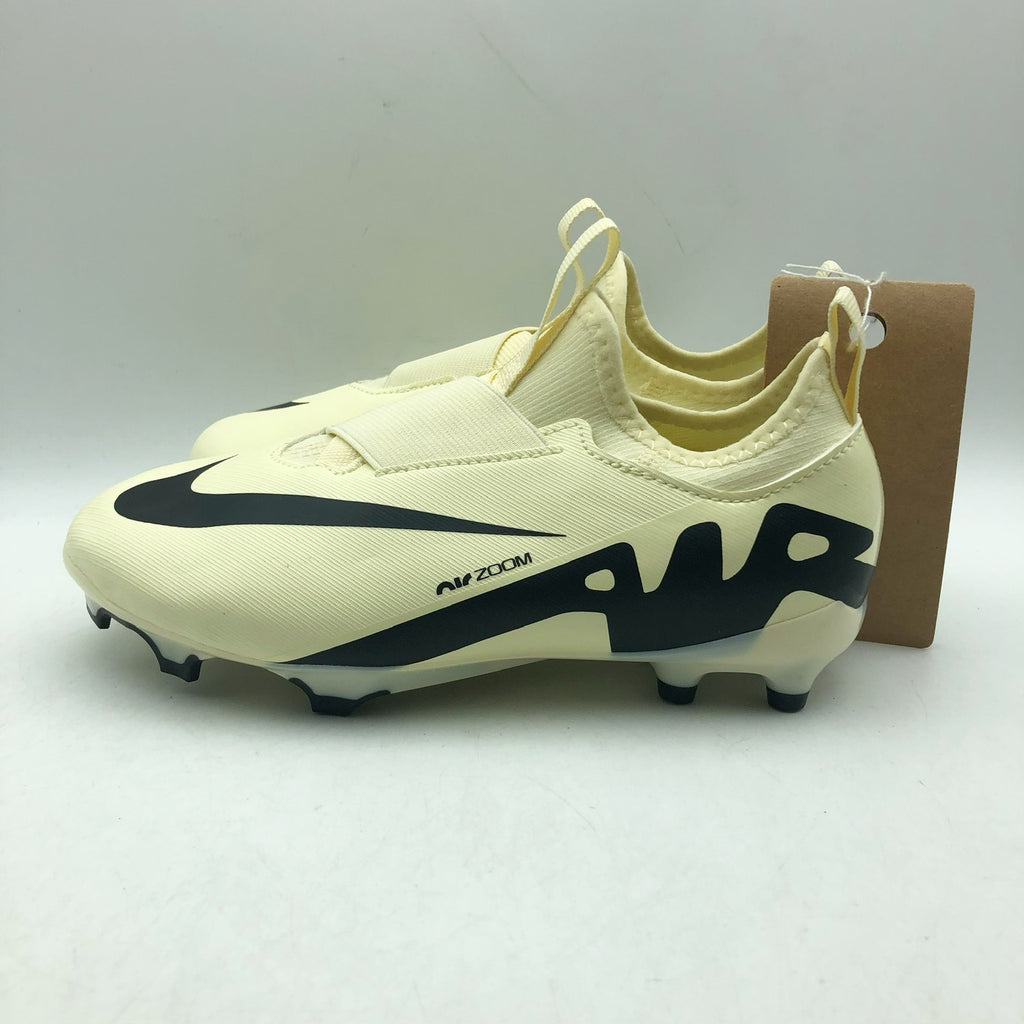 Nike Mercurial Vapor 15 Academy Soccer Cleats 1 YOUTH Pale Yellow DJ5617 NWOB