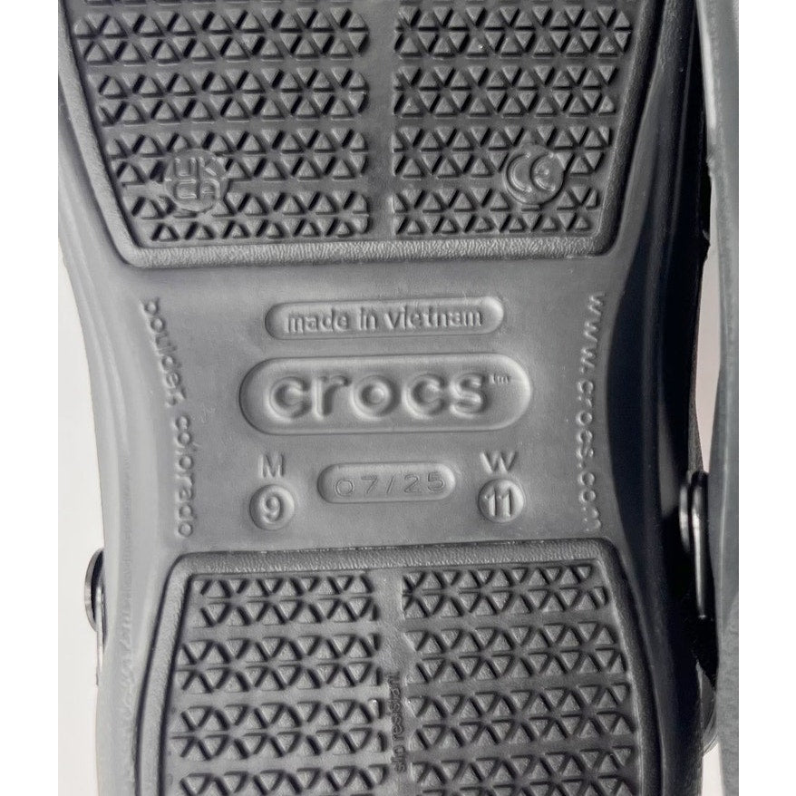 Crocs Bistro Pro Literide Work Clogs Mens 9 Womens 11 Black SR NIB