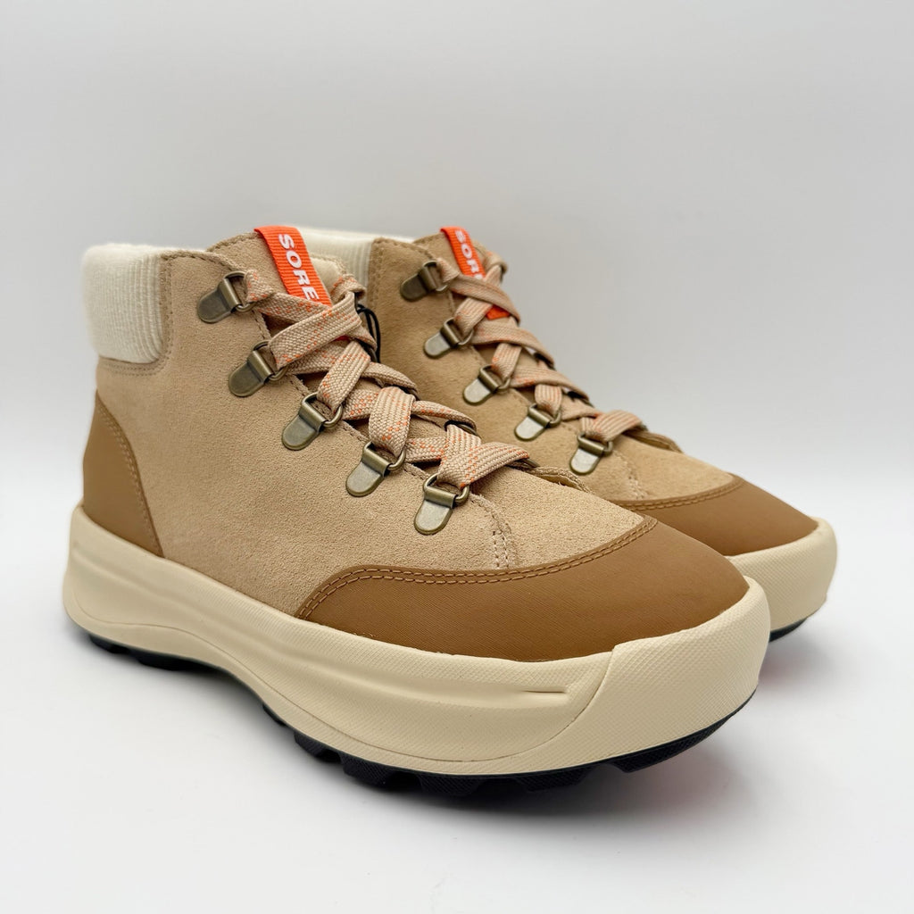 Sorel Womens ONA 503 Hiking Shoes Size 8 Tan Multicolor Suede Waterproof NIB