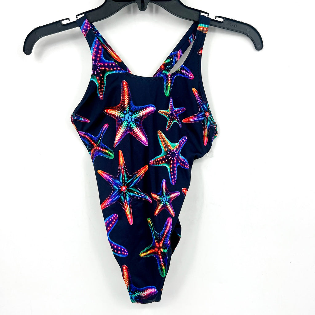VILEBREQUIN GIRLS' Disco Stars One-Piece Swimsuit 6-7 YEARS 10 ANS Blue NWT