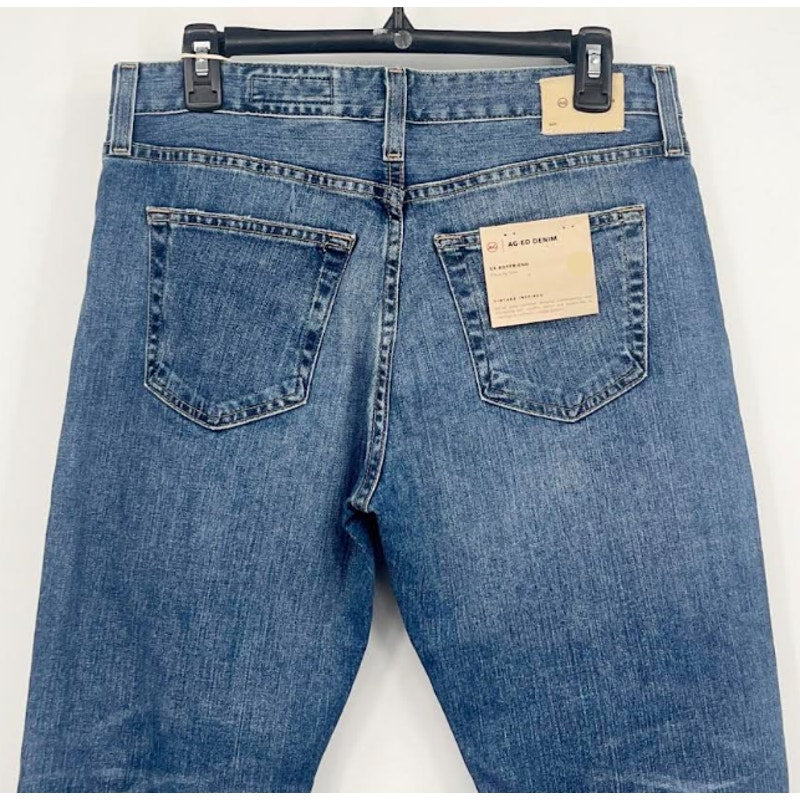 AG ADRIANO GOLDSCHMIED Women's Ex-Boyfriend Jeans Size 26R Blue Landmark NWT