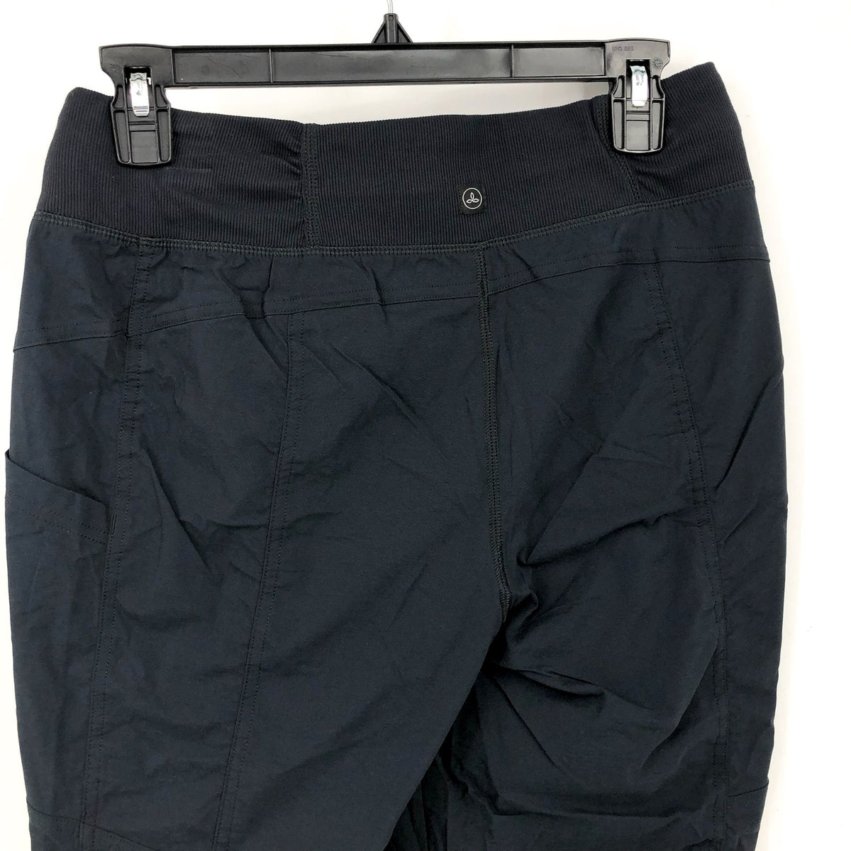 PRANA Women's Koen Capri Pants Small Black Pull-On Drawstring NWT