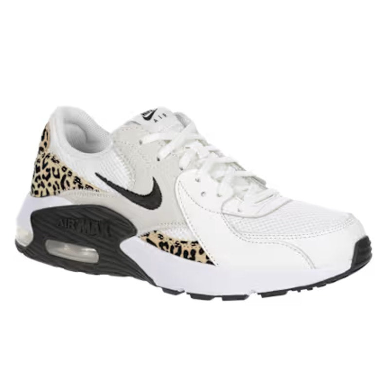 Nike Womens Air Max Excee Casual Sneakers US 7.5 White Leopard Athletic NWOB