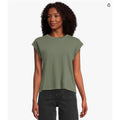 MADEWELL Women's Northside Vintage Muscle Tank Top Medium Foraged Green NWT