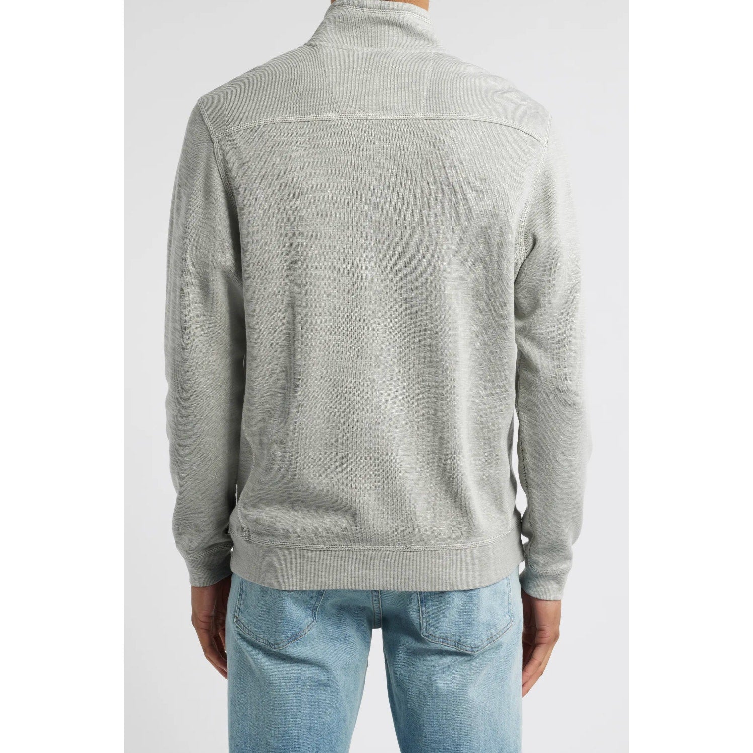 TOMMY BAHAMA Men's Tobago Bay Half Zip Sweatshirt Medium Smoke Grey NWOT