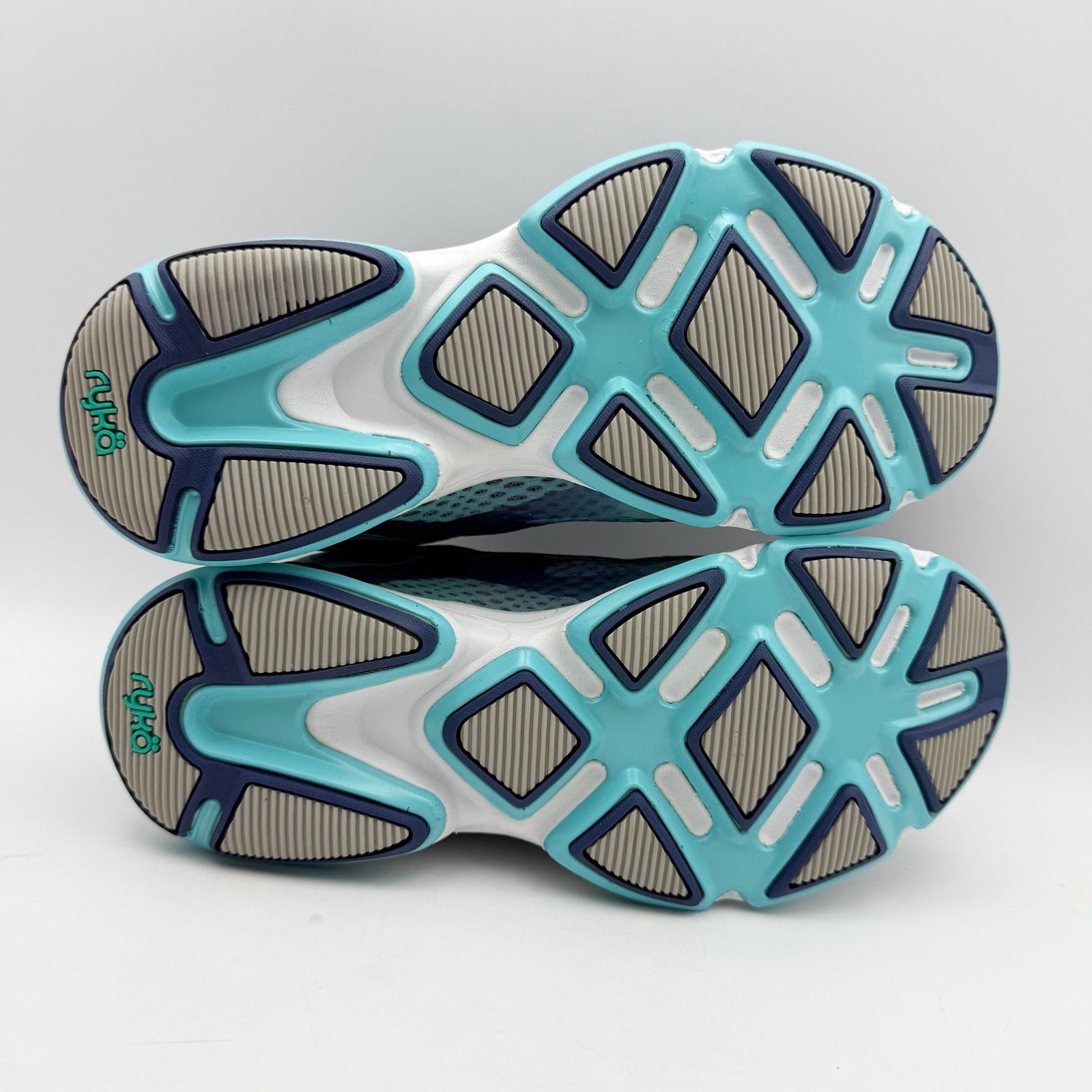 Ryka Womens Devotion Plus 2 Walking Sneakers US 5 M EU 35 Navy Teal Athletic NIB
