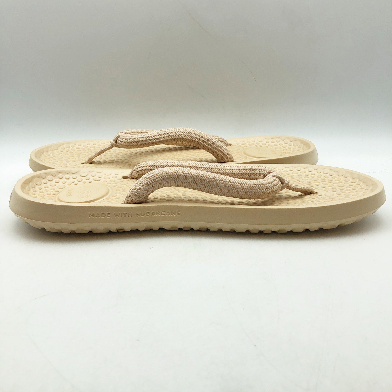 Allbirds Sugar Zeffer 2 Sandals Mens 11 Womens 13 Beige Flip Flops NWT