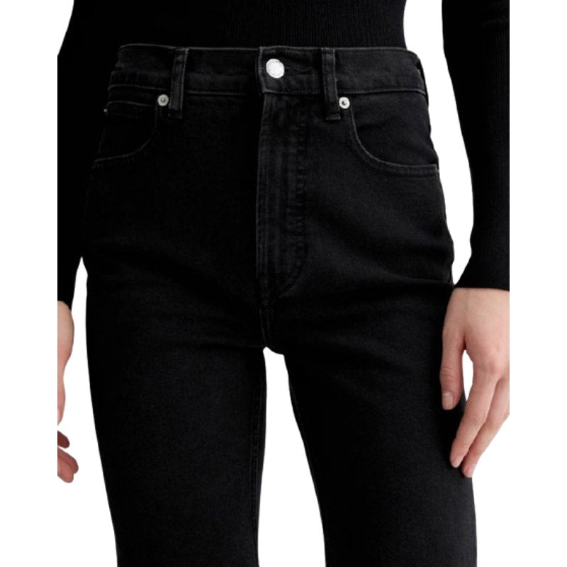 EVERLANE Women's The Way-High Slim Jeans 26x31 US 2 Black Low Stretch Denim NWT