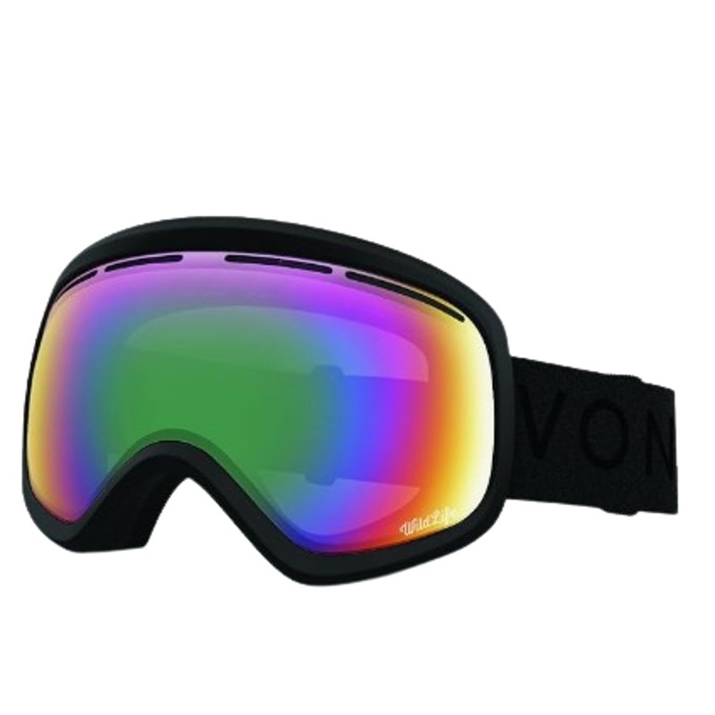 VONZIPPER Skylab Adult Snow Goggles One size Black Satin/Wildlife NIB