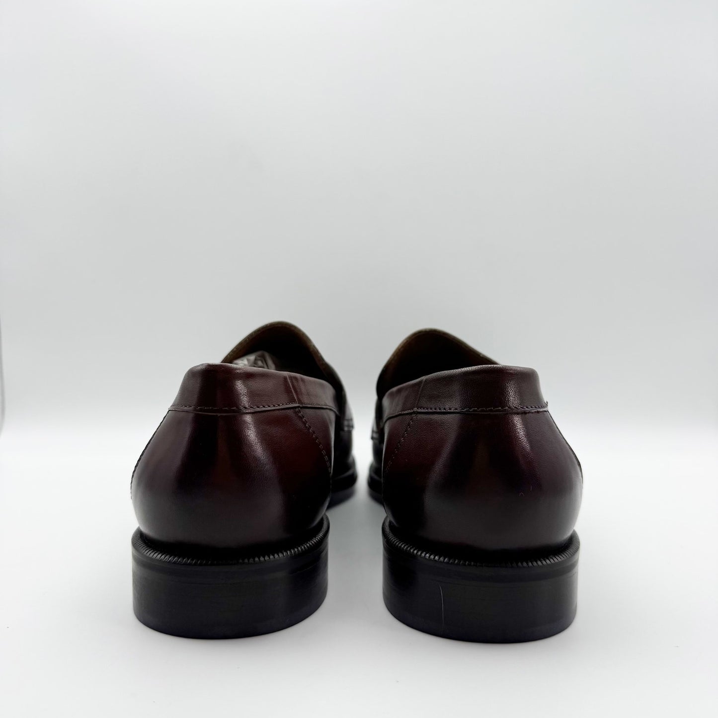 Bruno Magli Mens Nathan Penny Loafers US 11 EU 44 Brown Leather NIB