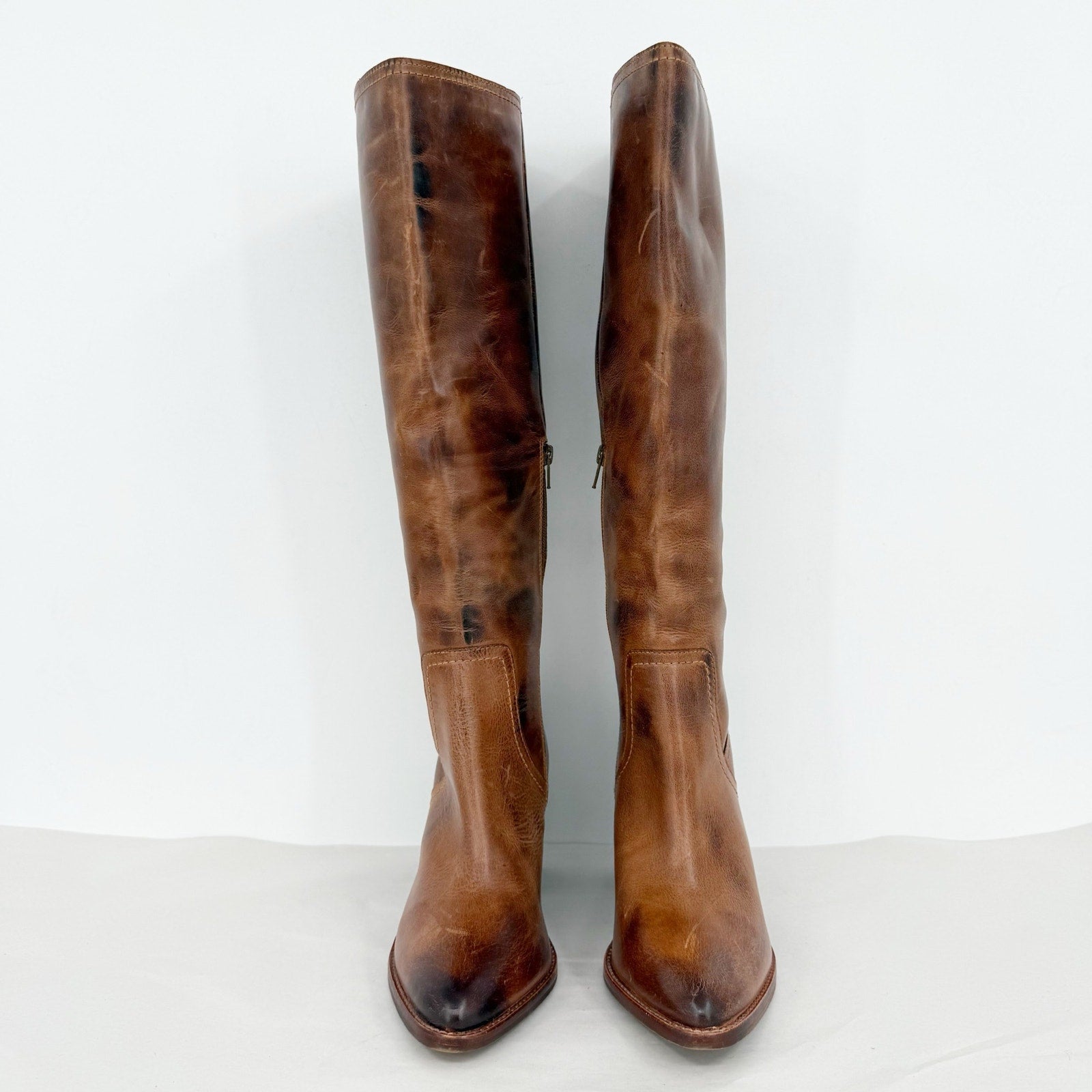 Diba True Womens True Do Knee High Boots US 9 M Brown Leather NWOB
