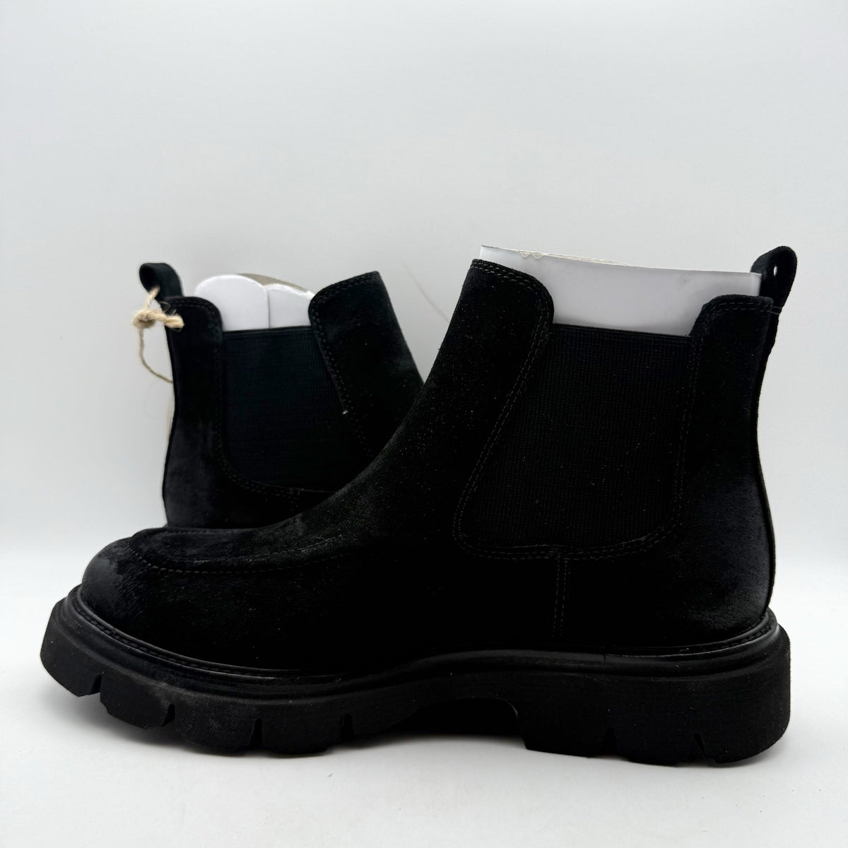 Sofft Womens Samira Chelsea Ankle Boots Size 9 M EU 39.5 Black Suede NIB