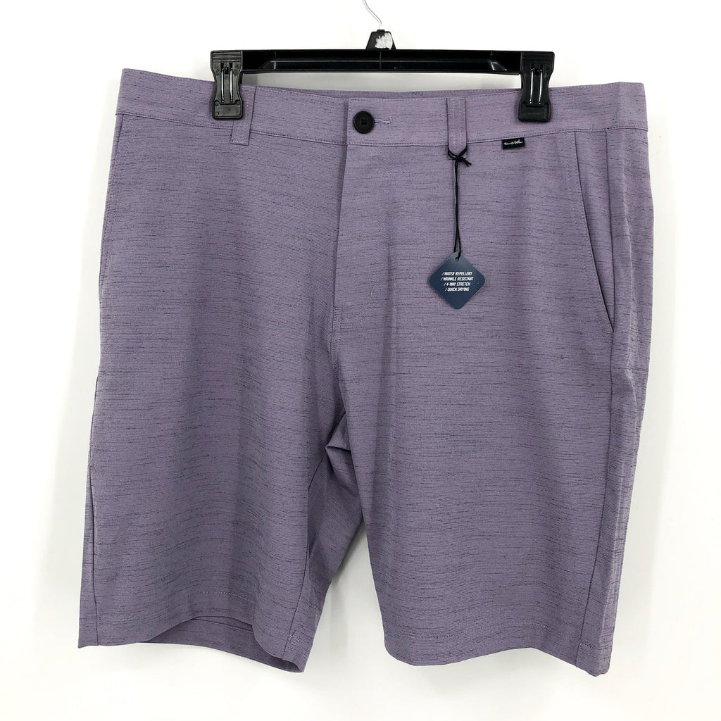 TRAVIS MATHEW Men's Switchbox Hybrid 9" Shorts Large Purple Mulled Grape NWT