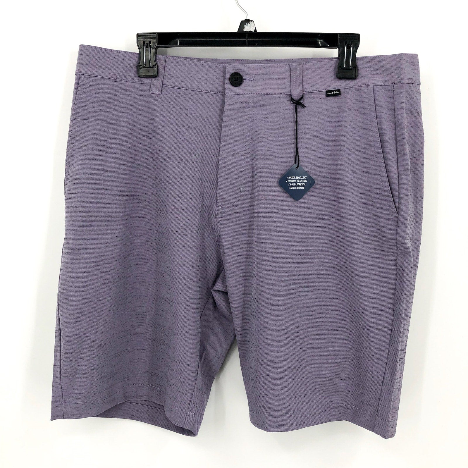 TRAVIS MATHEW Men's Switchbox Hybrid 9" Shorts Large Purple Mulled Grape NWT