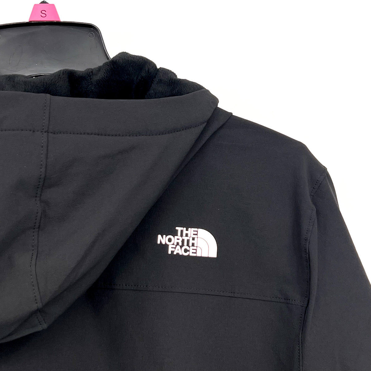 THE NORTH FACE Womens Shelbe Raschel Jacket Large TNF Black Insulated Hooded NWT