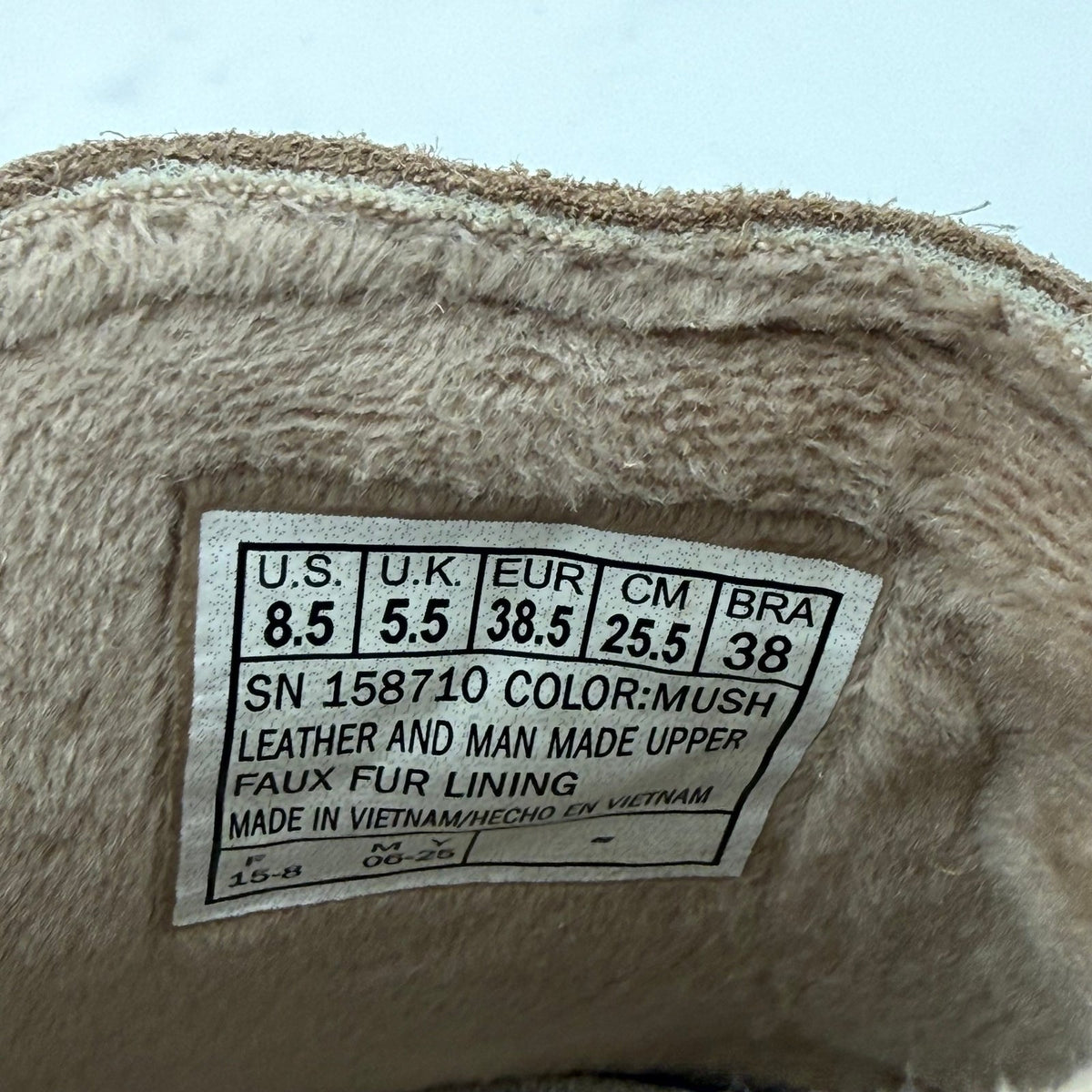 Skechers Womens Arch Fit Mojave Boundless Bliss Ankle Bootie Size 8.5 Brown NWOB